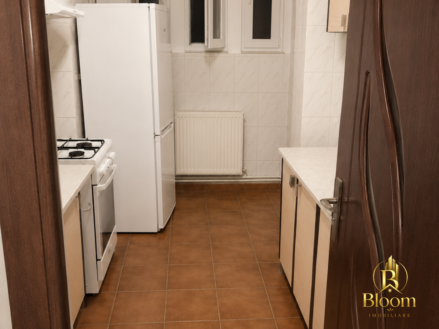 Bucătărie utilată, apartament Tiglina 2